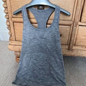 Lulu lemon Gray Racerback Tank Top